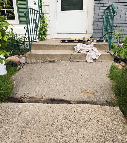 Best Concrete Lifting Service in St Louis Park, MN - Before Photo