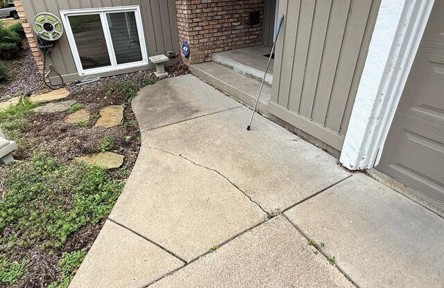 Walkway and Driveway Repair in Minneapolis, MN - Before Photo
