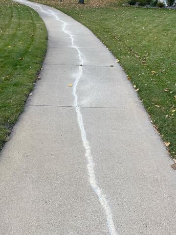 Cracked Sidewalk Repaired in Grand Forks, ND - After Photo