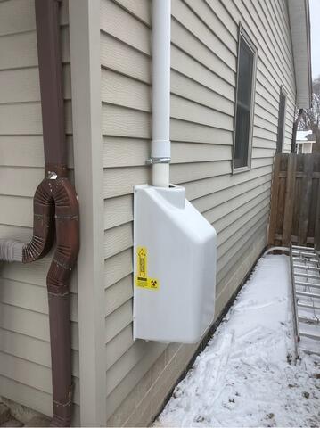 High Radon Levels Mitigated in Minneapolis, MN - After Photo