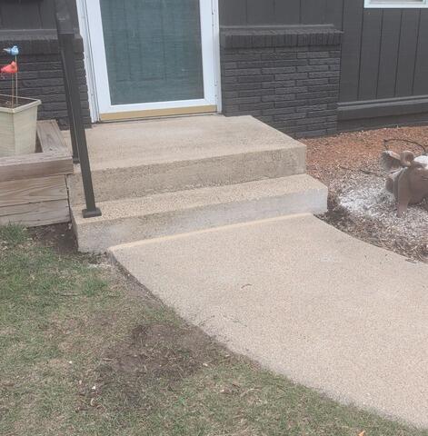 Sinking Concrete Walkway Lifted in Minneapolis, MN - After Photo