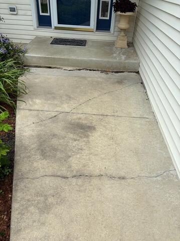 Sinking Walkway Lifting and Repair in Rochester, MN - After Photo