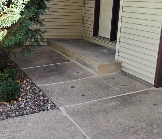 Concrete Walkway Repair in Rochester, MN - After Photo