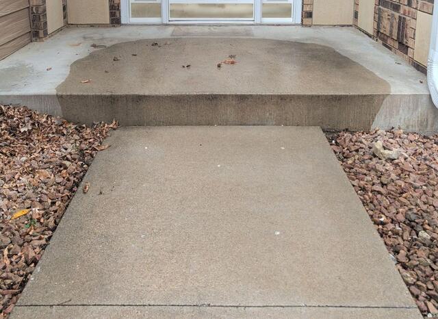 Concrete Leveling Company Repairs Sinking Step in Rochester, MN - After Photo