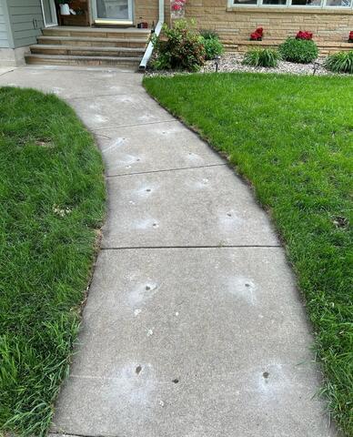 Blue Earth, MN, Concrete Leveling Services Completed - After Photo