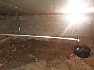 Crawl Space Transformed in New Lisbon, WI