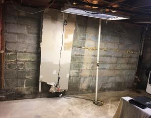 Anchors Repair Foundation Wall in Clear Lake, IA