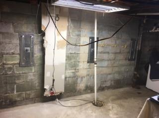 Anchors Repair Foundation Wall in Clear Lake, IA