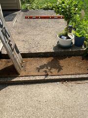 Sunken Stoop Lifted in Prairie Du Chien, WI