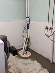 Struggling Sump Pump Replaced in Clear Lake, IA