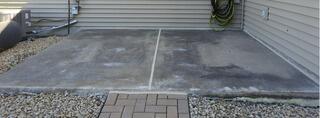 Sinking Concrete Patio Gets a Lift in Blaine, MN