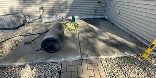 Sinking Concrete Patio Gets a Lift in Blaine, MN