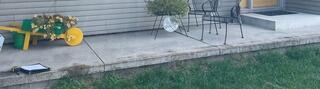 Sinking Front Walkway Gets Lifted in Rockland, WI