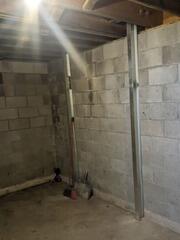 Failing Garage Stabilized in Norwalk, WI
