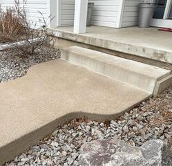 Sunken Step Lifted in Altoona, WI