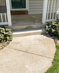 Sinking Walkway Lifted in La Crosse, WI