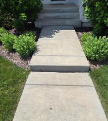 Front Walkway Lifted in Lake Elmo, MN