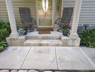 Sinking Walkway Lifted with PolyLevel in Waverly, MN