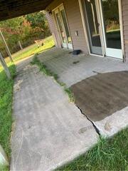 Sinking Porch Lifted and Repaired in Eastman, WI