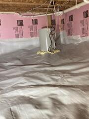 Crawl Space Before and After Transformation in Protivin, IA