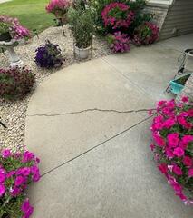 Sinking Concrete Repair in Wanamingo, MN