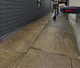 Concrete Sidewalk Lifted in St Charles, MN
