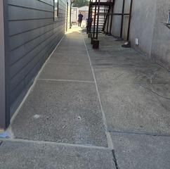 Concrete Sidewalk Lifted in St Charles, MN