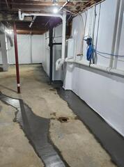 Sargeant, MN, Water Damaged Basement Repaired