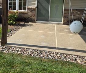 Uneven Porch Leveled in Lakeville, MN