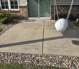 Uneven Porch Leveled in Lakeville, MN