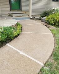 Sinking Sidewalk Lifted in Lake Elmo, MN