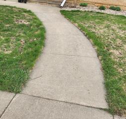 Blue Earth, MN, Sinking Concrete Repaired