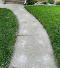 Blue Earth, MN, Sinking Concrete Repaired