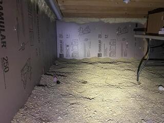 Musty Crawl Space Repaired in Osage, IA