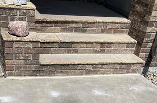 Sinking, Settling Sidewalk Repaired in Buxton, ND