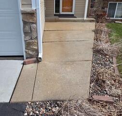 Uneven Walkway Gets Lifted with PolyLevel in Saint Cloud, MN