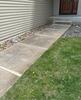 Uneven Walkway Lifted with PolyLevel in Menomonie, WI