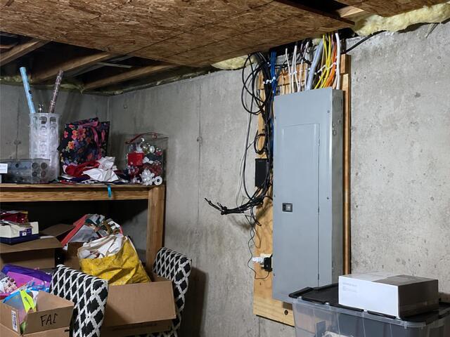 Basement Transformation with New Ceiling & Electrical Panel Concealment - 