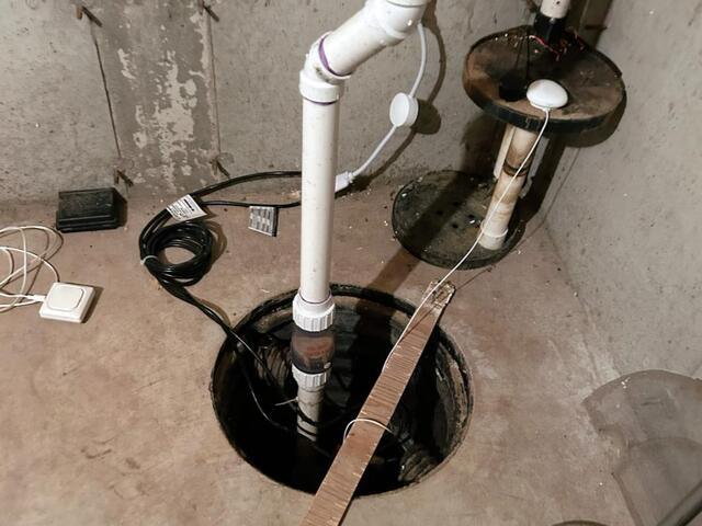 Single Sump to TripleSafe™ Upgrade - Before Photo