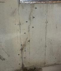 Basement Wall Crack Repair in Wetaskiwin, AB