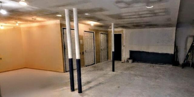 Foundation Settlement Repair: Stabil-Loc Push Piers and Structural Reinforcement Solutions Carbon Fiber Reinforcement - Fishkill, NY - Before Photo