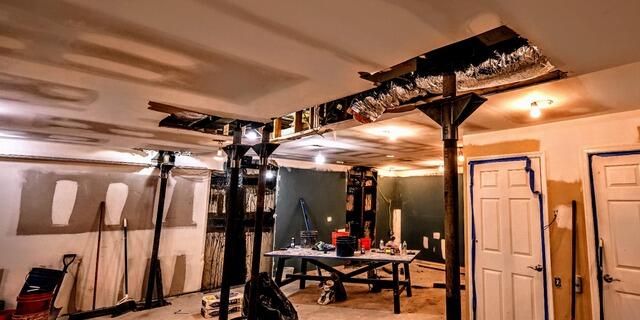 Foundation Settlement Repair: Stabil-Loc Push Piers and Structural Reinforcement Solutions Carbon Fiber Reinforcement - Fishkill, NY - After Photo