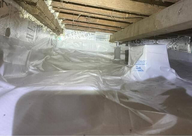 Crawl Space Encapsulation, Insulation, and Structural Support in Rosedale, BC - After Photo