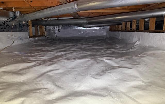 Crawl Space Encapsulation System in Langley, BC - After Photo