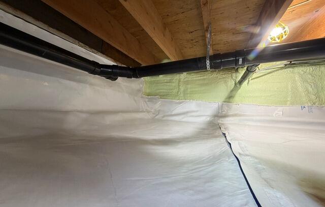 Crawl Space Encapsulation & Humidity Control in Langley, BC - After Photo