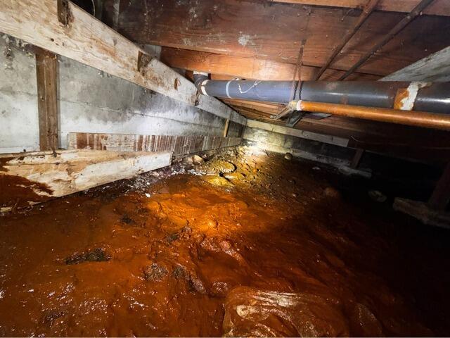 Crawl Space Water Removal and Clean Up in North Vancouver - After Photo