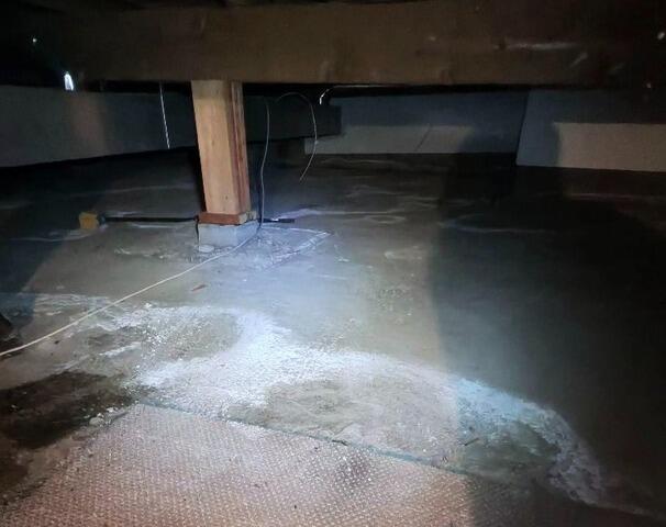 A Fresh Start for a Cleaner Crawl Space in Surrey - Before Photo