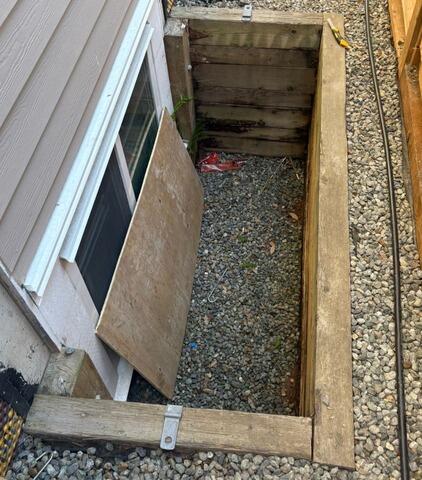 A Stronger Window Well for Better Drainage and Protection in Burnaby - Before Photo
