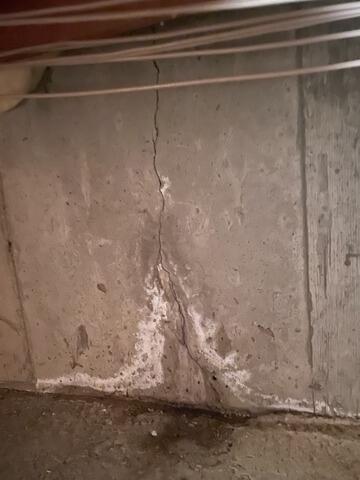 A Small Crack Can Lead to Bigger Problems in Kelowna - Before Photo