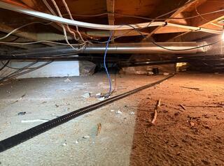 Crawl Space Restoration with Support & Moisture Control System